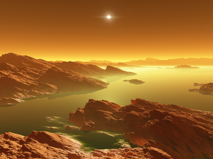 surface of titan