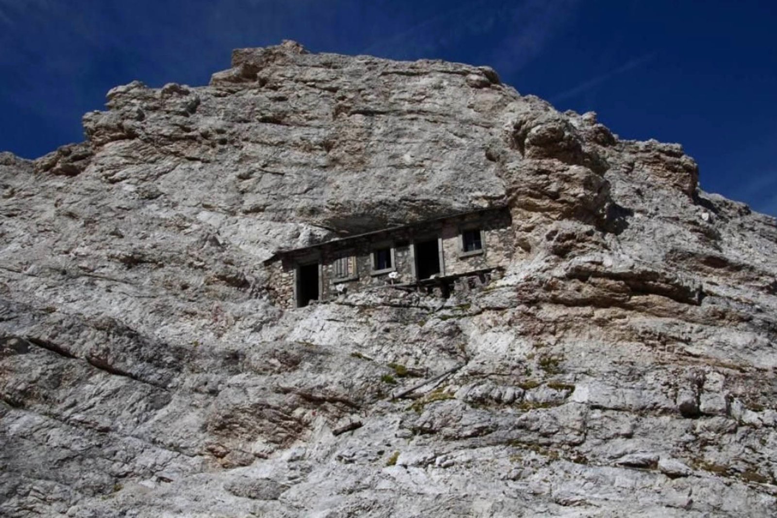 World's loneliest house built into side of remote mountain range has been empty for 100 years