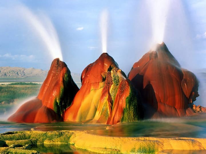 Fly Geyser: Nevada's Geothermal Marvel | Earth