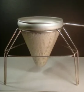The aluminum strainer cone